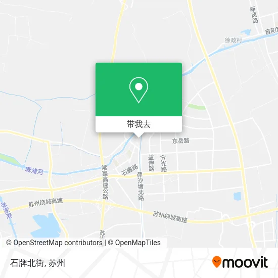 石牌北街地图