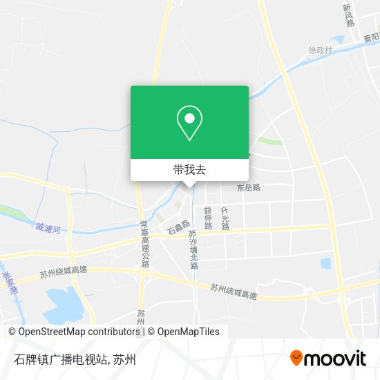 石牌镇广播电视站地图