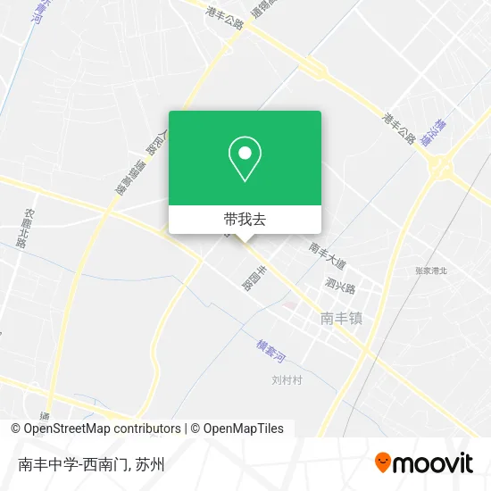 南丰中学-西南门地图