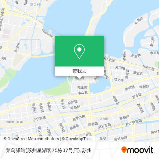 菜鸟驿站(苏州星湖客75栋07号店)地图