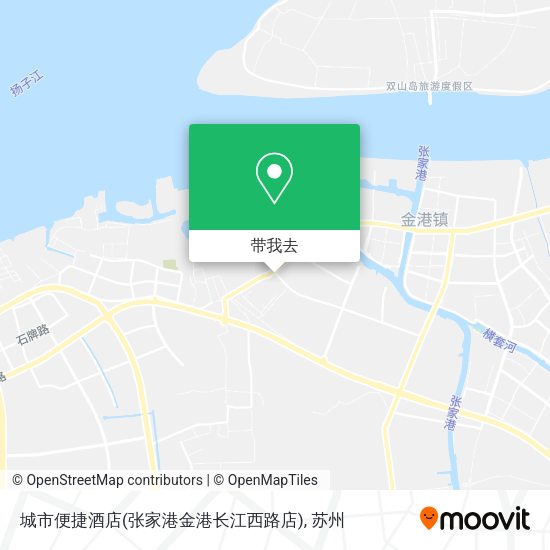 城市便捷酒店(张家港金港长江西路店)地图