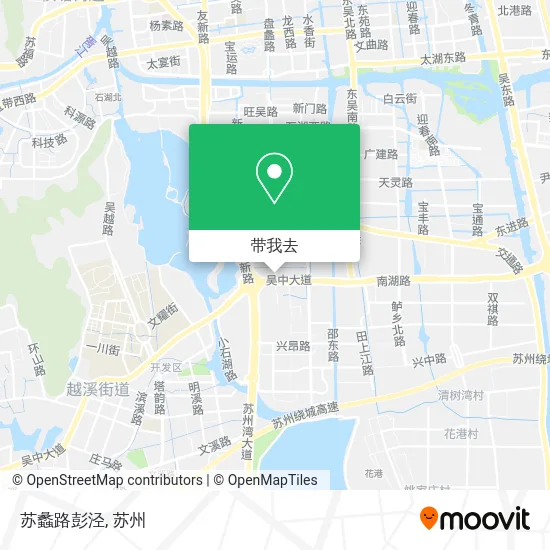 苏蠡路彭泾地图