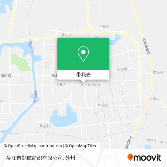 吴江市勤航纺织有限公司地图