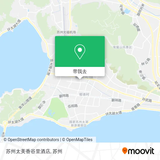 苏州太美香谷里酒店地图