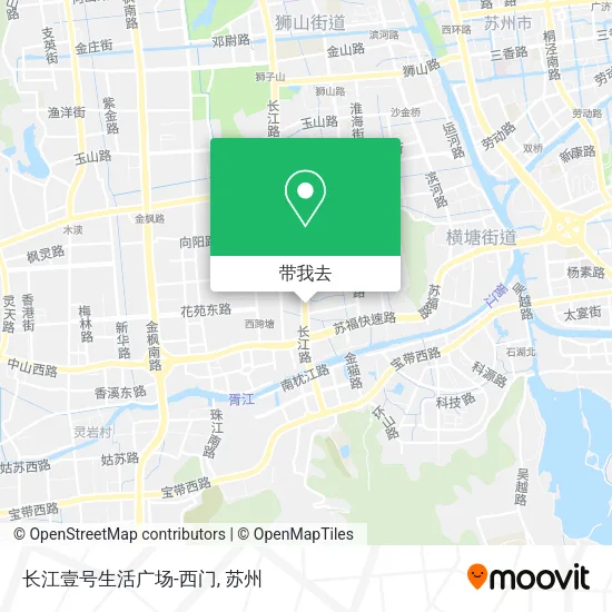 长江壹号生活广场-西门地图