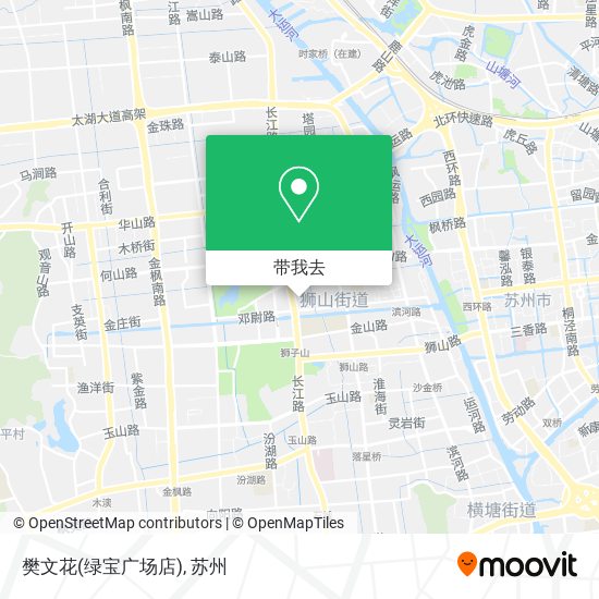 樊文花(绿宝广场店)地图