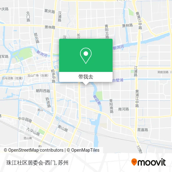 珠江社区居委会-西门地图