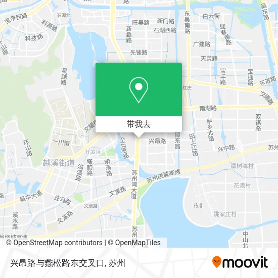 兴昂路与蠡松路东交叉口地图