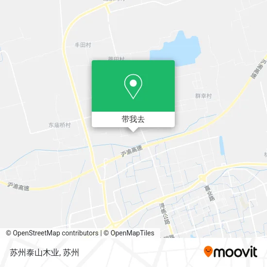 苏州泰山木业地图