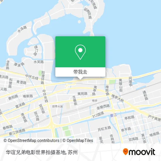 华谊兄弟电影世界拍摄基地地图