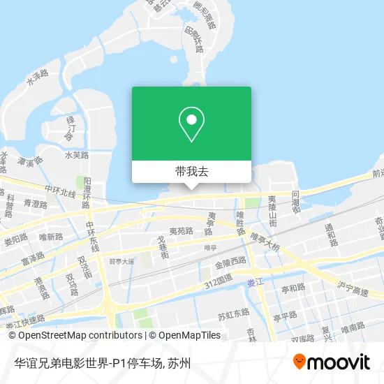 华谊兄弟电影世界-P1停车场地图