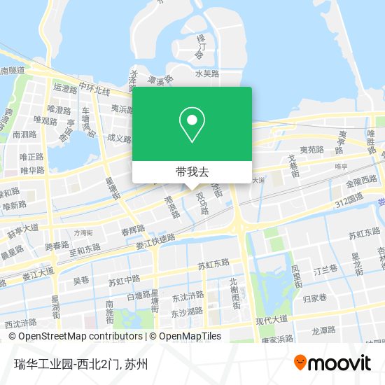 瑞华工业园-西北2门地图