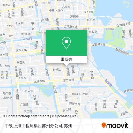 中铁上海工程局集团苏州分公司地图