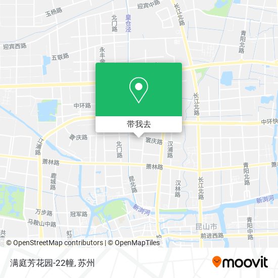 满庭芳花园-22幢地图