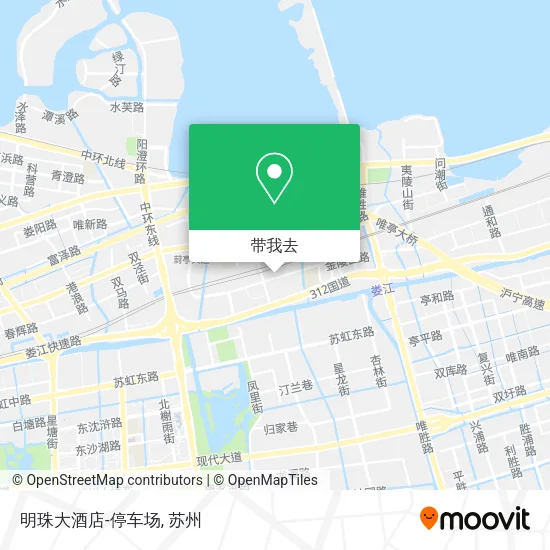 明珠大酒店-停车场地图