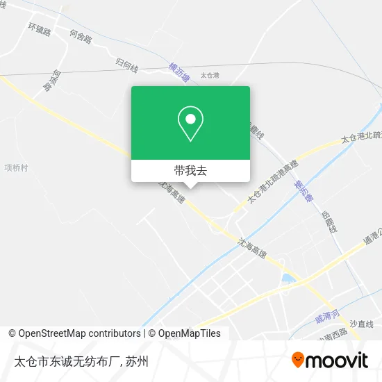 太仓市东诚无纺布厂地图