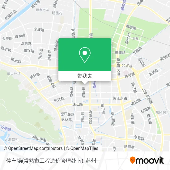 停车场(常熟市工程造价管理处南)地图