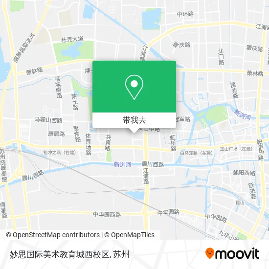 妙思国际美术教育城西校区地图
