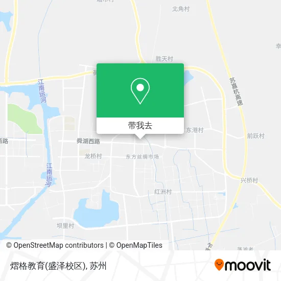熠格教育(盛泽校区)地图