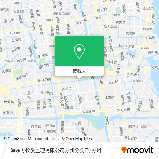 上海东方投资监理有限公司苏州分公司地图