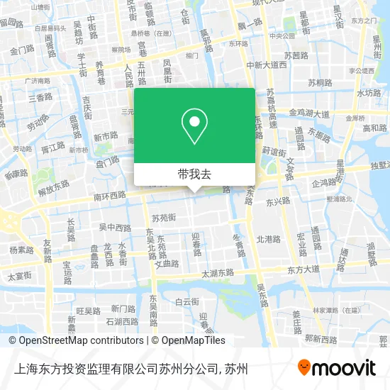 上海东方投资监理有限公司苏州分公司地图