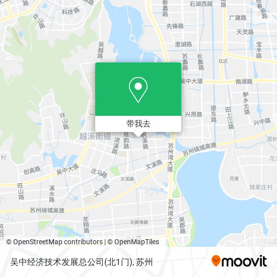 吴中经济技术发展总公司(北1门)地图