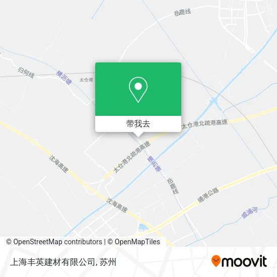 上海丰英建材有限公司地图