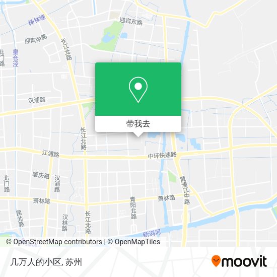 几万人的小区地图
