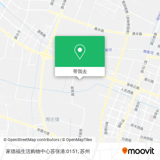 家德福生活购物中心苏张港:0151地图