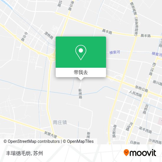 丰瑞德毛纺地图