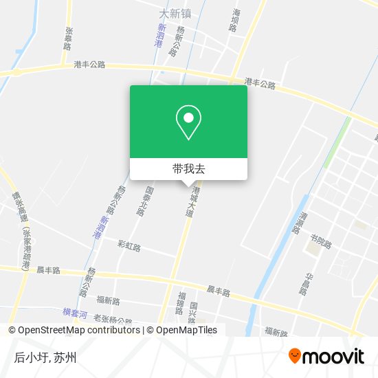 后小圩地图