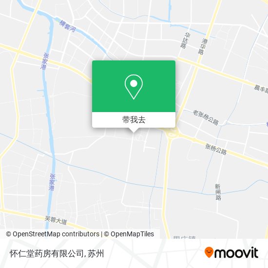 怀仁堂药房有限公司地图