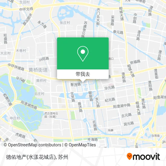 德佑地产(水漾花城店)地图