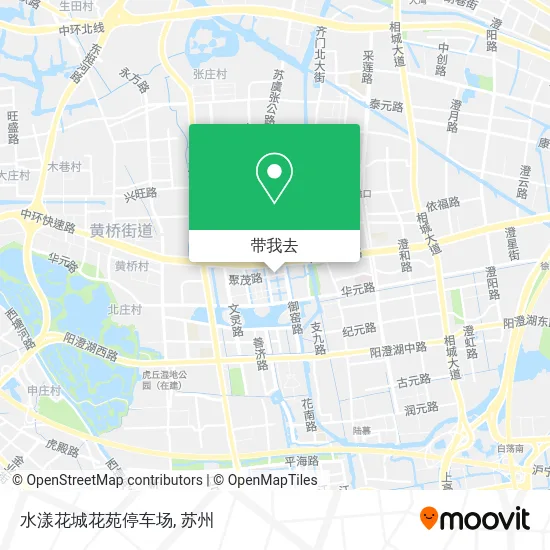 水漾花城花苑停车场地图