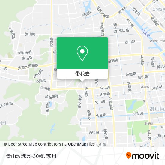 景山玫瑰园-30幢地图