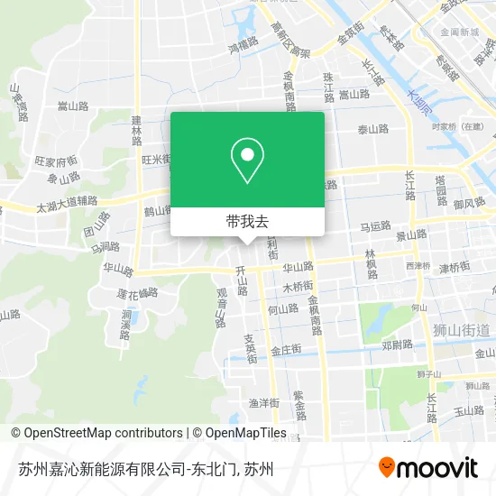 苏州嘉沁新能源有限公司-东北门地图