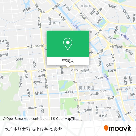 夜泊水疗会馆-地下停车场地图