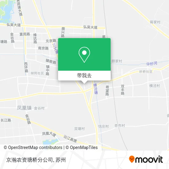 京瀚农资塘桥分公司地图