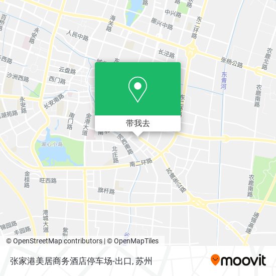 张家港美居商务酒店停车场-出口地图