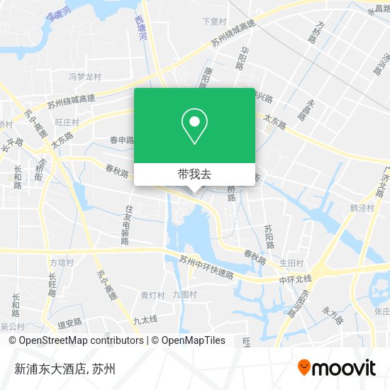 新浦东大酒店地图