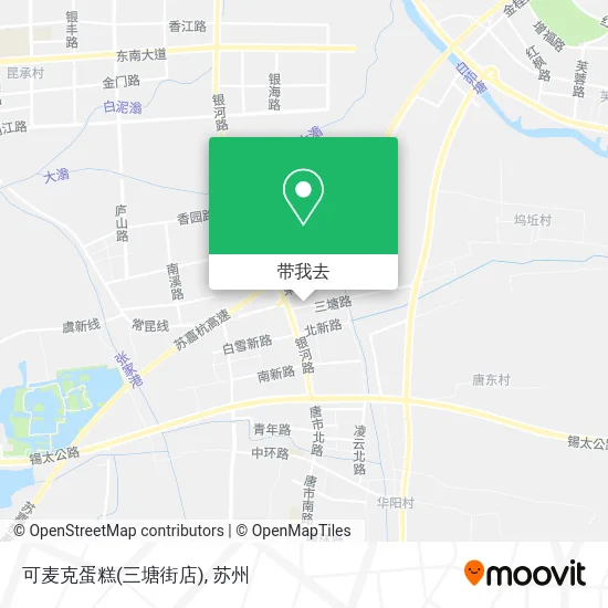 可麦克蛋糕(三塘街店)地图