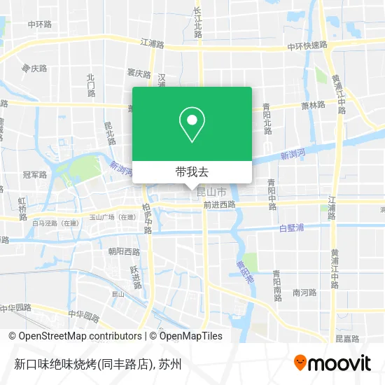 新口味绝味烧烤(同丰路店)地图