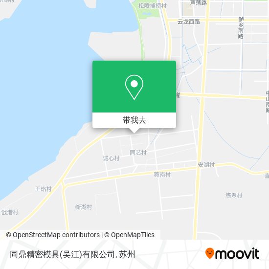 同鼎精密模具(吴江)有限公司地图