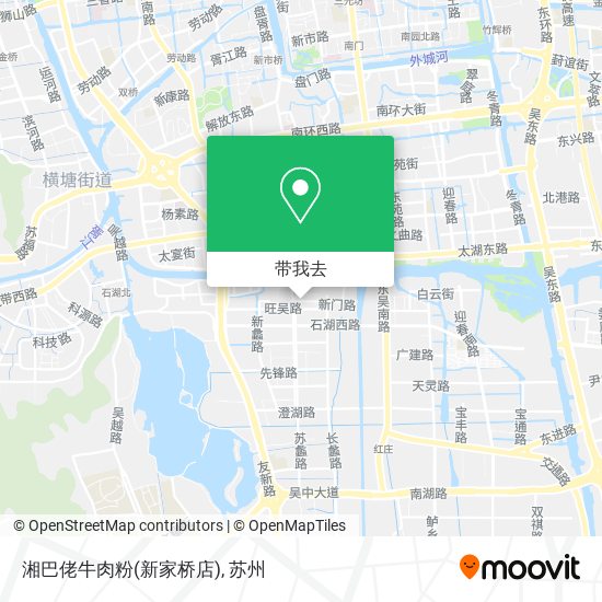 湘巴佬牛肉粉(新家桥店)地图