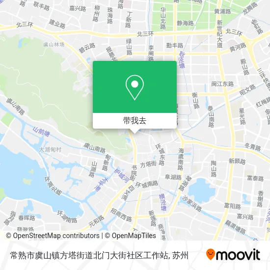 常熟市虞山镇方塔街道北门大街社区工作站地图