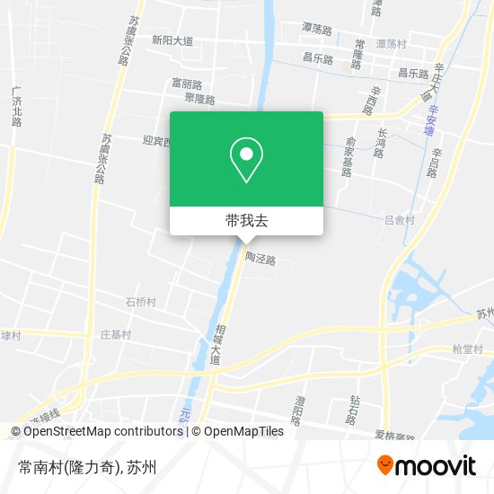 常南村(隆力奇)地图