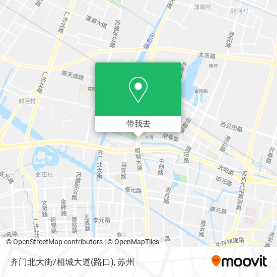 齐门北大街/相城大道(路口)地图
