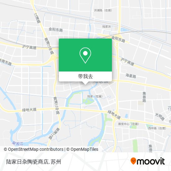 陆家日杂陶瓷商店地图