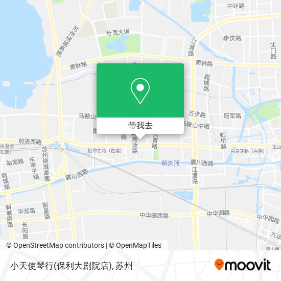 小天使琴行(保利大剧院店)地图