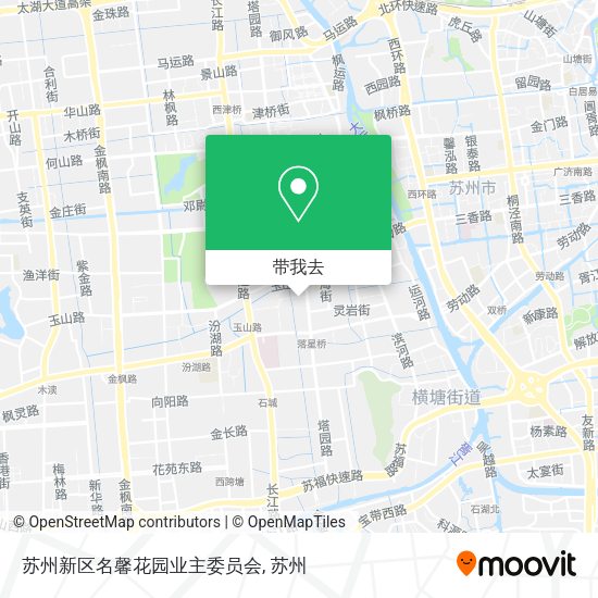 苏州新区名馨花园业主委员会地图